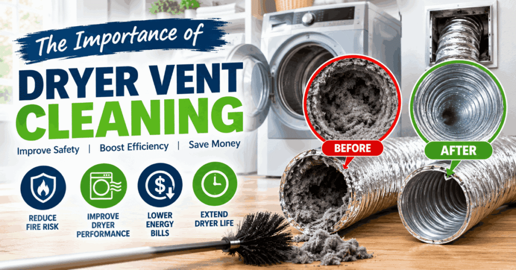 How to clean dryer vents by meeks property inspections
