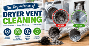 How to clean dryer vents by meeks property inspections