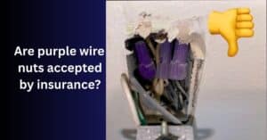 Are purple wire nuts accepted by insurance