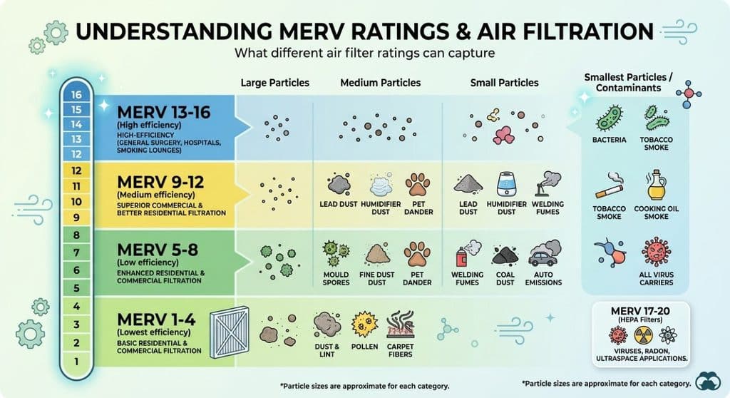 MERV filter rating