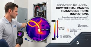 How an infrared camera is used by home inspectors to find issues